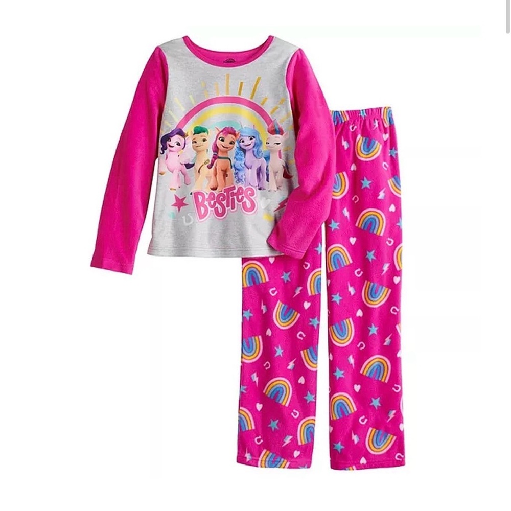 My Little Pony Pink Fleece Pajamas